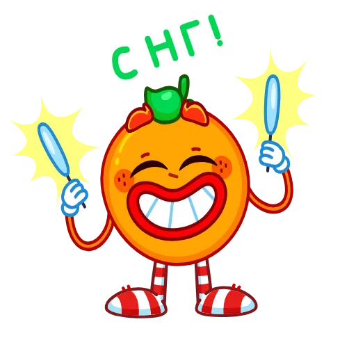 🥳 Эмодзи «Мандариныч» для Telegram