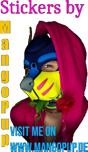Стикерпак Mango Pup для Telegram