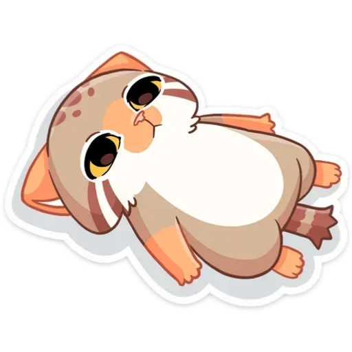 😐 Стикер «Манул Ур без надписей» для Telegram