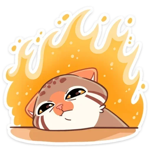 🔥 Стикер «Манул Ур без надписей» для Telegram