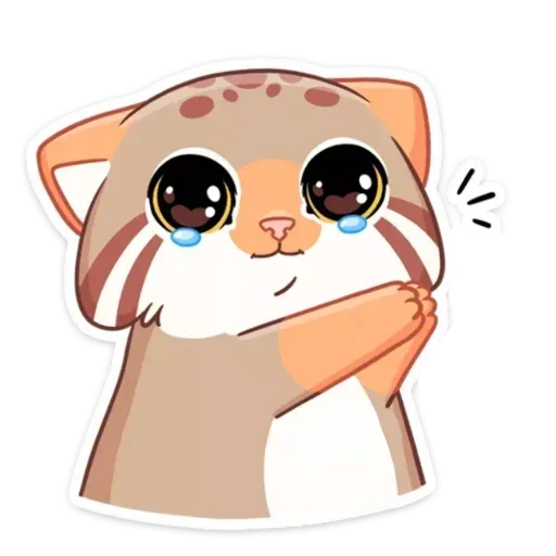 🥲 Стикер «Манул Ур без надписей» для Telegram