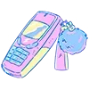 📱 Эмодзи «૮꒰ ,, • ༝ •,,꒱ა ♡» для Telegram