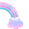 🌈 Эмодзи «૮꒰ ,, • ༝ •,,꒱ა ♡» для Telegram