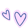 💗 Эмодзи «૮꒰ ,, • ༝ •,,꒱ა ♡» для Telegram