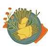 🥗 Эмодзи «复古表情包» для Telegram