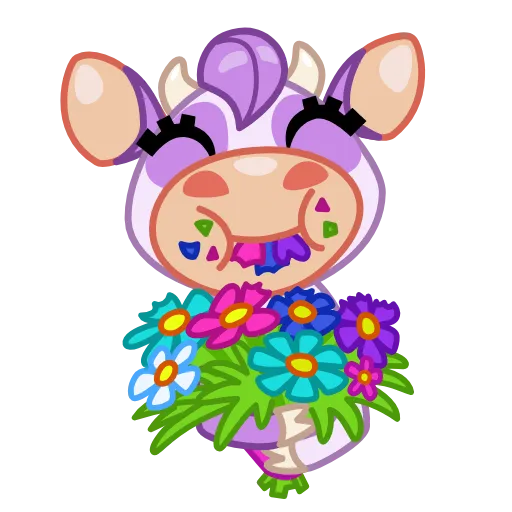 🐮 Эмодзи «8 March» для Telegram