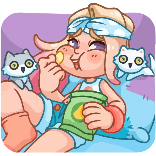 🍟 Эмодзи «Набор эмоджи с Маргариткой из ВК в качестве» для Telegram