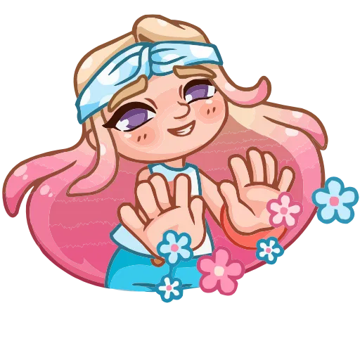 🌸 Эмодзи «Набор эмоджи с Маргариткой из ВК в качестве» для Telegram