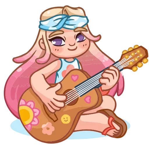 🎸 Эмодзи «Набор эмоджи с Маргариткой из ВК в качестве» для Telegram