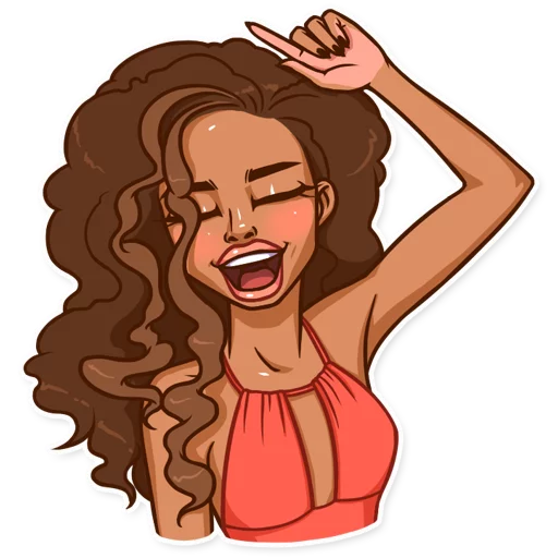 😄 Стикер «Maria del Carmen» для Telegram