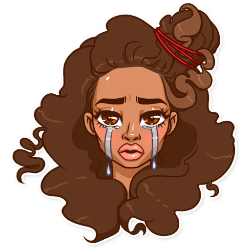 😭 Стикер «Maria del Carmen» для Telegram