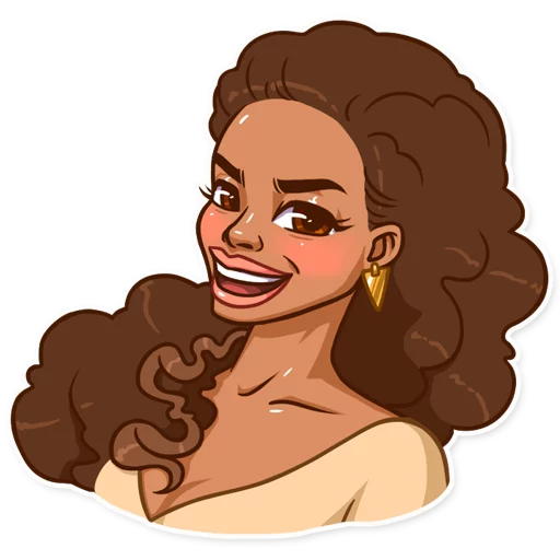 😸 Стикер «Maria del Carmen» для Telegram