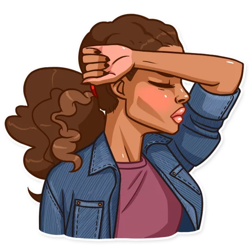 😣 Стикер «Maria del Carmen» для Telegram