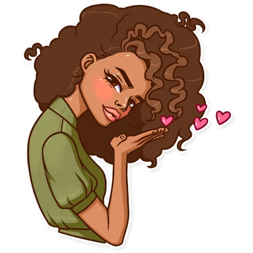 😘 Стикер «Maria del Carmen» для Telegram