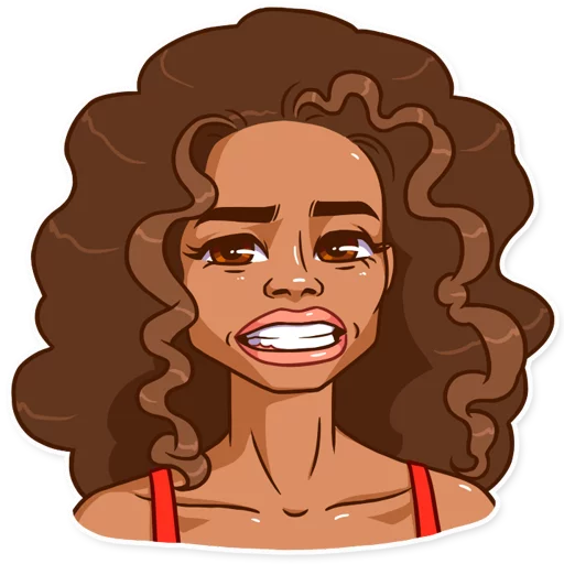 😬 Стикер «Maria del Carmen» для Telegram