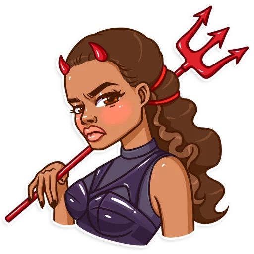 👿 Стикер «Maria del Carmen» для Telegram