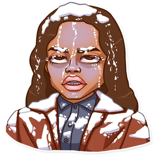 ❄ Стикер «Maria del Carmen» для Telegram
