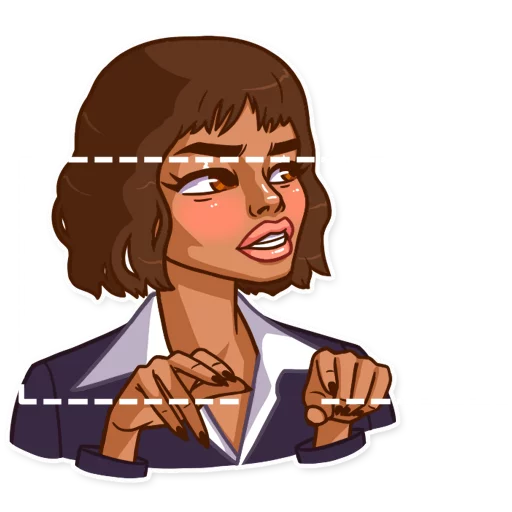 🔲 Стикер «Maria del Carmen» для Telegram