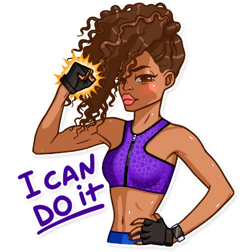 💪 Стикер «Maria del Carmen» для Telegram