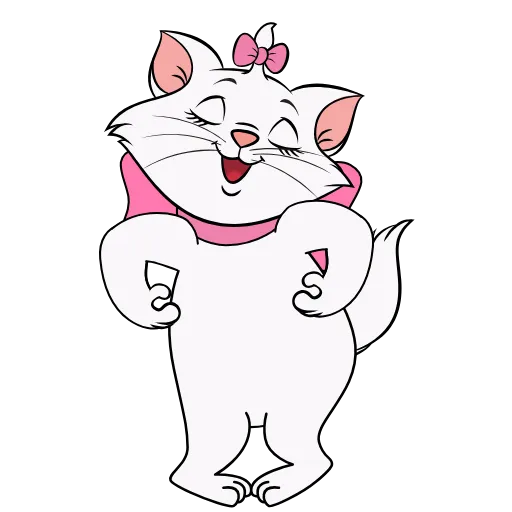 💃 Эмодзи «Кошечка Мари» для Telegram