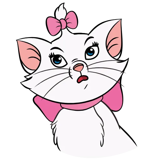 🙄 Эмодзи «Кошечка Мари» для Telegram