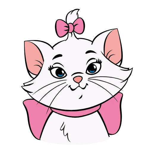 😌 Эмодзи «Кошечка Мари» для Telegram