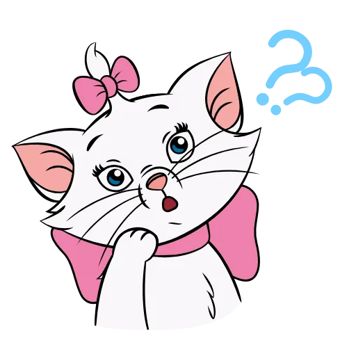 ❓ Эмодзи «Кошечка Мари» для Telegram