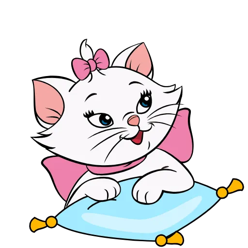 😍 Эмодзи «Кошечка Мари» для Telegram
