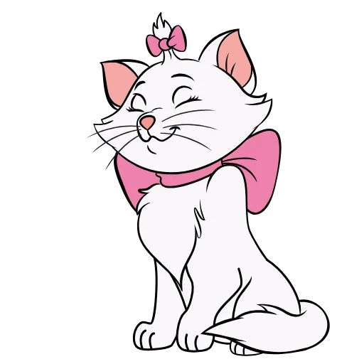 🐾 Эмодзи «Кошечка Мари» для Telegram