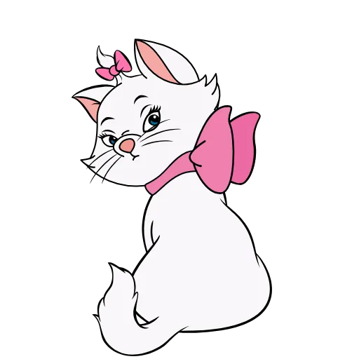 😒 Эмодзи «Кошечка Мари» для Telegram