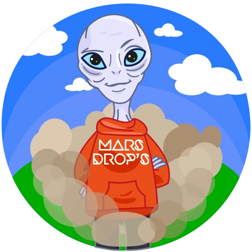 Стикерпак Mars Drops для Telegram — скачать