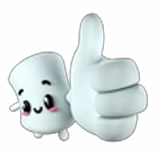 👍 Эмодзи «Marshmallow» для Telegram
