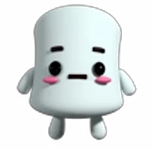 😐 Эмодзи «Marshmallow» для Telegram
