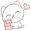 😍 Эмодзи «Кисюля ᜊ ᜊ» для Telegram