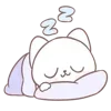 😴 Эмодзи «Кисюля ᜊ ᜊ» для Telegram
