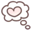 ❤️ Эмодзи «Marshmallow Kitty» для Telegram