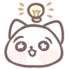 ✨ Эмодзи «Marshmallow Kitty» для Telegram