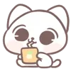 😋 Эмодзи «Marshmallow Kitty» для Telegram