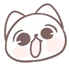😍 Эмодзи «Marshmallow Kitty» для Telegram