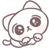 🐾 Эмодзи «Marshmallow Kitty» для Telegram
