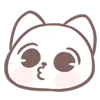 😘 Эмодзи «Marshmallow Kitty» для Telegram