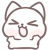 😆 Эмодзи «Marshmallow Kitty» для Telegram