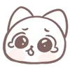 😢 Эмодзи «Marshmallow Kitty» для Telegram