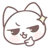 😈 Эмодзи «Marshmallow Kitty» для Telegram