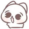 😃 Эмодзи «Marshmallow Kitty» для Telegram