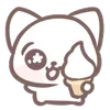 😋 Эмодзи «Marshmallow Kitty» для Telegram