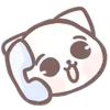 🤙 Эмодзи «Marshmallow Kitty» для Telegram