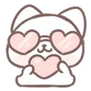 🥰 Эмодзи «Marshmallow Kitty» для Telegram