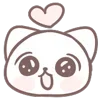 😍 Эмодзи «Marshmallow Kitty» для Telegram