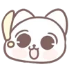 ❗️ Эмодзи «Marshmallow Kitty» для Telegram